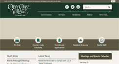 Desktop Screenshot of chevychasevillagemd.gov